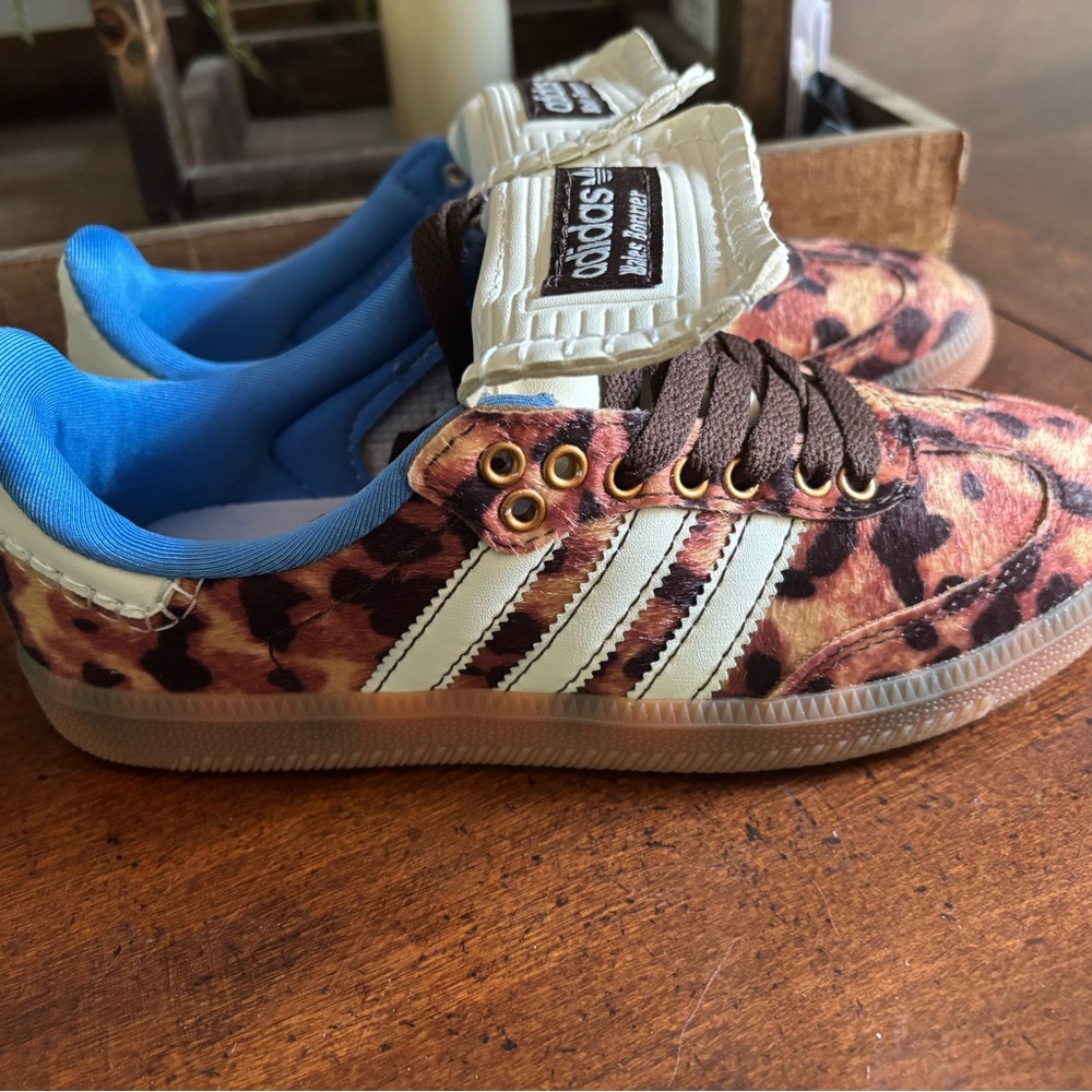 Adidas Leopard Print Sneakers